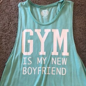 Workout muscle tank